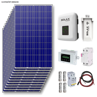 SET Sieťový menič SOLAX (kWp): 3,24